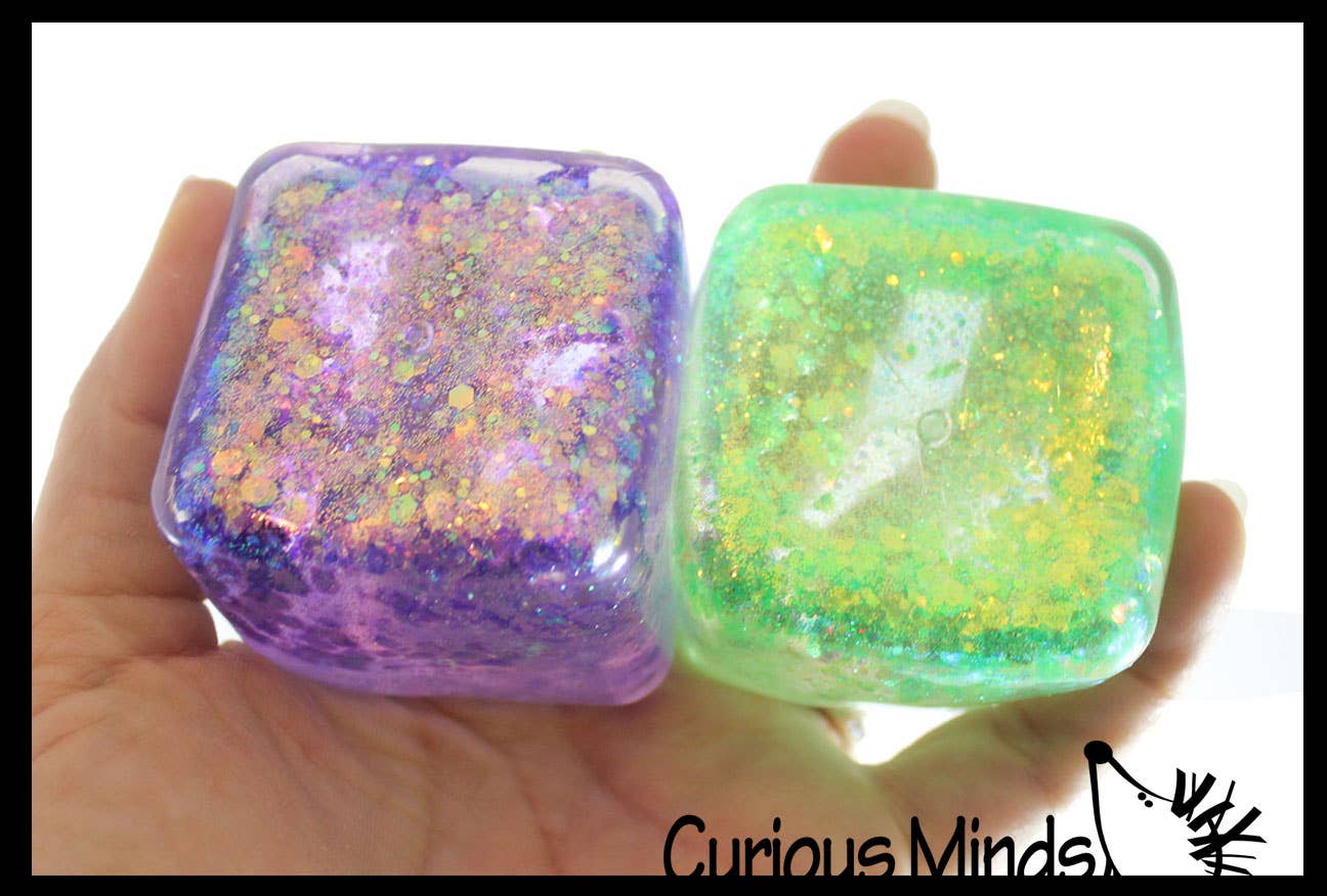 Curious Minds Toys – Engroshandel Klemmelegetøj - Børn og baby – 1 Sukkerterning Bold - Tykt Lim/Gel Sirup Melasse Stræk Ba10