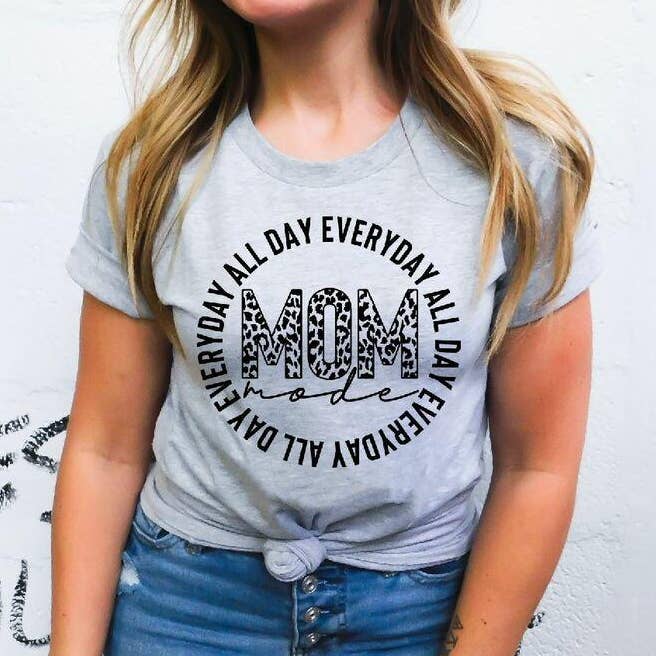 Mamma-läge hela dagen varje dag enfärgad (vuxen) för wholesale av Heat Transfer Hub