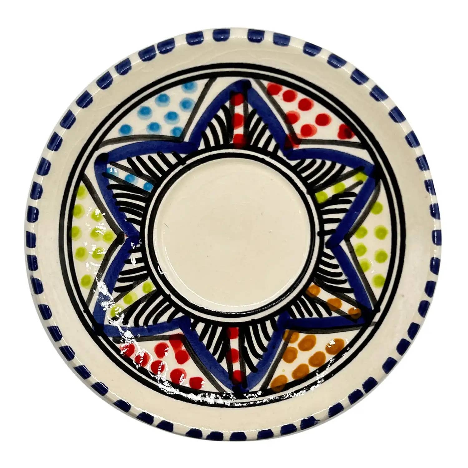 Etnico del Mondo - Wholesale Coffee/Tea Cup - Pair of Handmade Tunisian Ceramic Coffee Cups #16