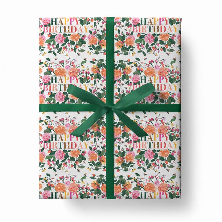 Carta da regalo con rose per compleanno per la vendita all'ingrosso da parte di Driscoll Design