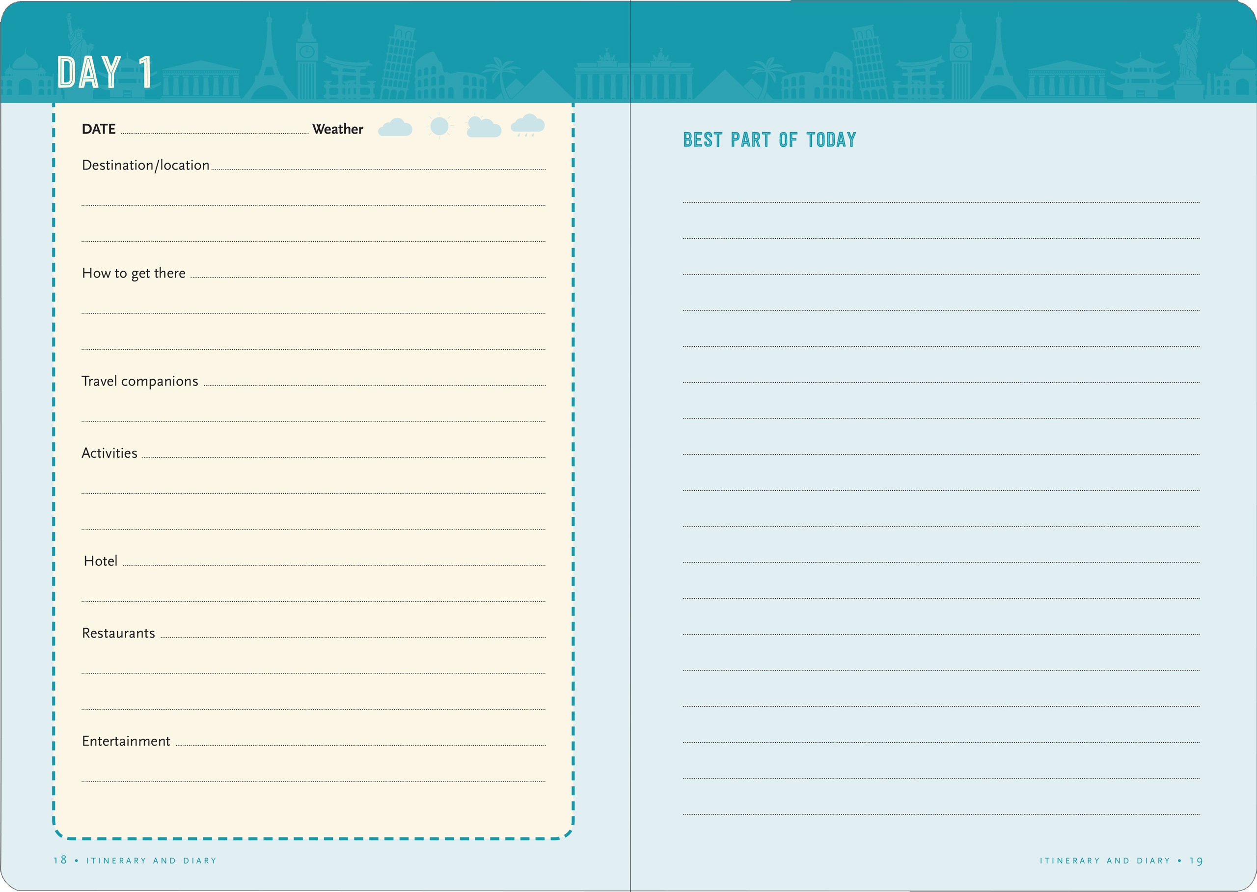 Peter Pauper Press - Wholesale Journal/Diary - Travel Checklist Journal: A Portable Trip Planner and Diary4