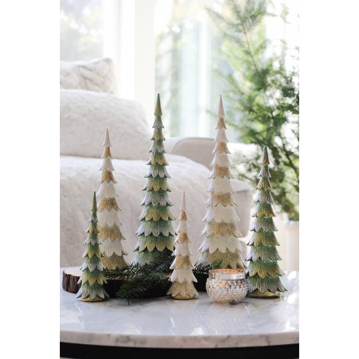 Dekorasyon Gifts Decor - Wholesale Christmas Decoration - Tabletop Christmas Tree (Ivory/Gold)