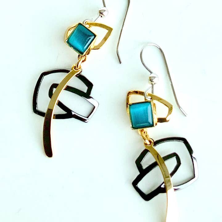 Christophe Poly / Crono Design - Vente Parures de bijoux - Prépack BOUCLES D'OREILLES (DY12P) - 18x Crochets d'Oreilles en Fil & Présentoir Offert6