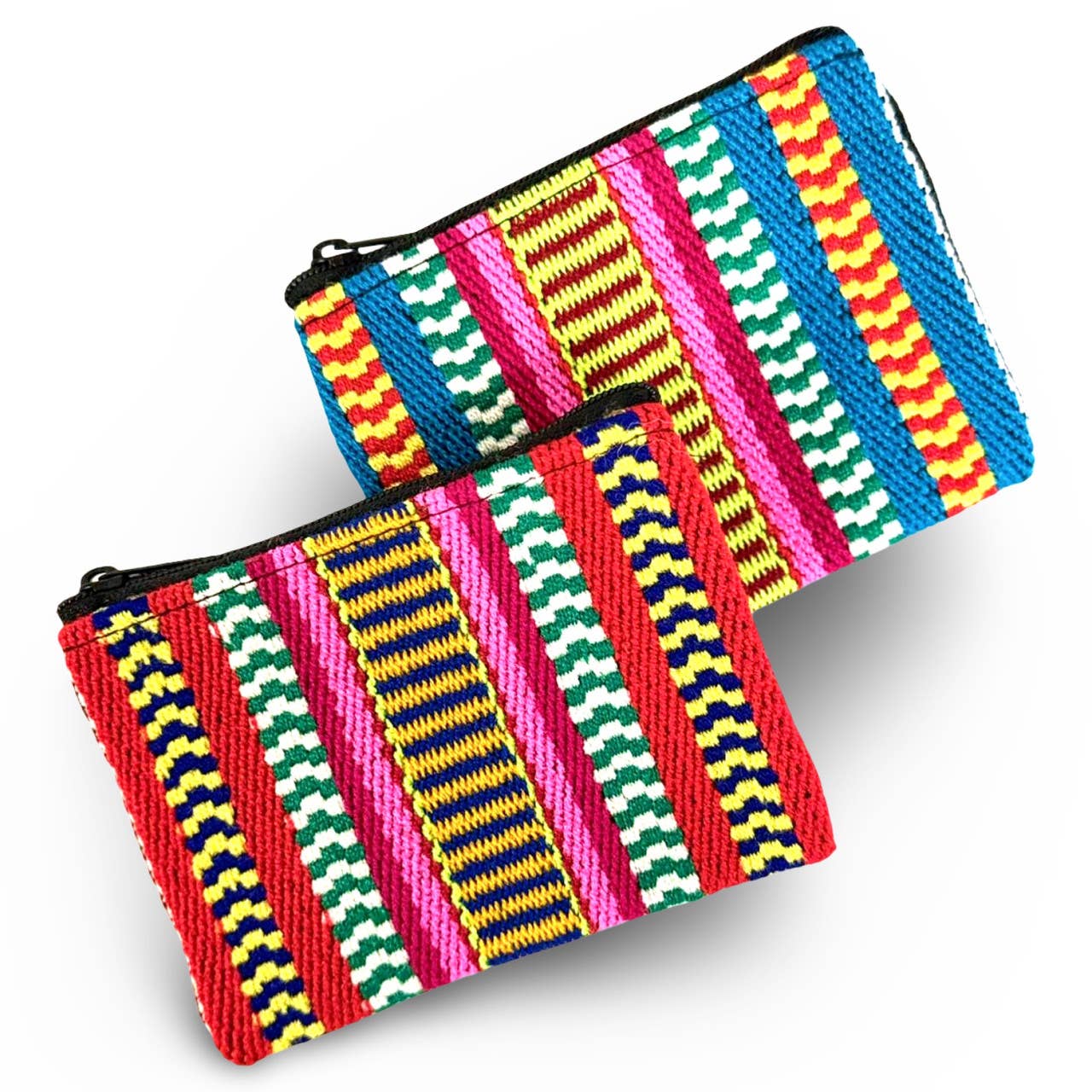 Sanyork Fair Trade – wholesale Coin purse – Women’s – Artisan Handcrafted Geometric Pattern Coin Purse 3" x 4" Zip0