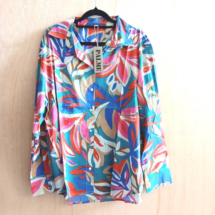 Printed Cotton Shirt 67034 for wholesale by Cinnamon Creations