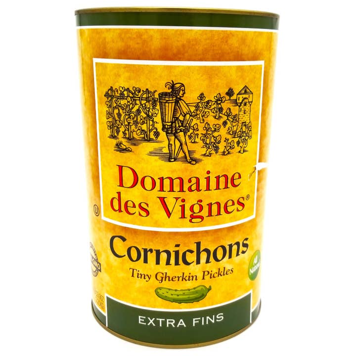 Vignes French Cornichons 4 Lb Can for wholesale by Saturiwa Trading Company
