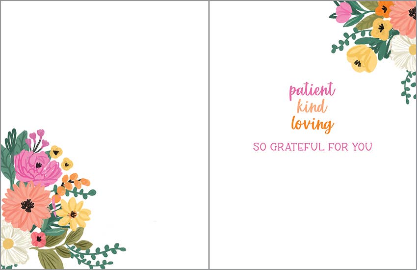 GINA B DESIGNS - Vente Carte pour la fête des Mères - Carte de vœux pour la fête des mères - Mom Bouquet1