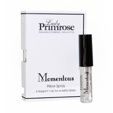 Momentous Pillow Spray .3mL | Case of 6 | ON SALE $10.50 | 50% off for wholesale by Lady Primrose Fragrances