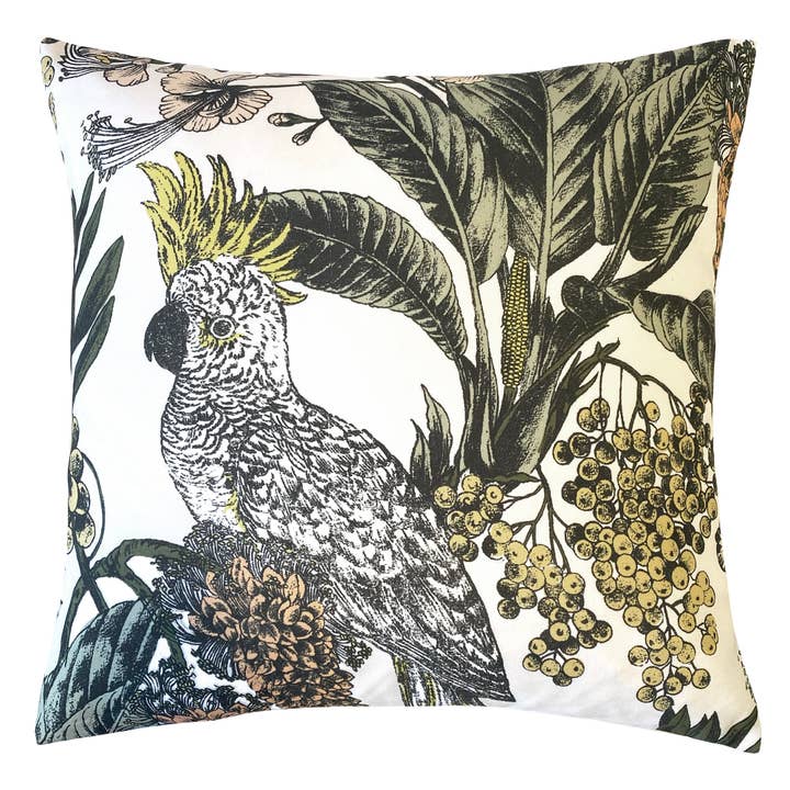 Cockatoo Multi Outdoor Filled Cushion 50x50 for wholesale by Basford Brands