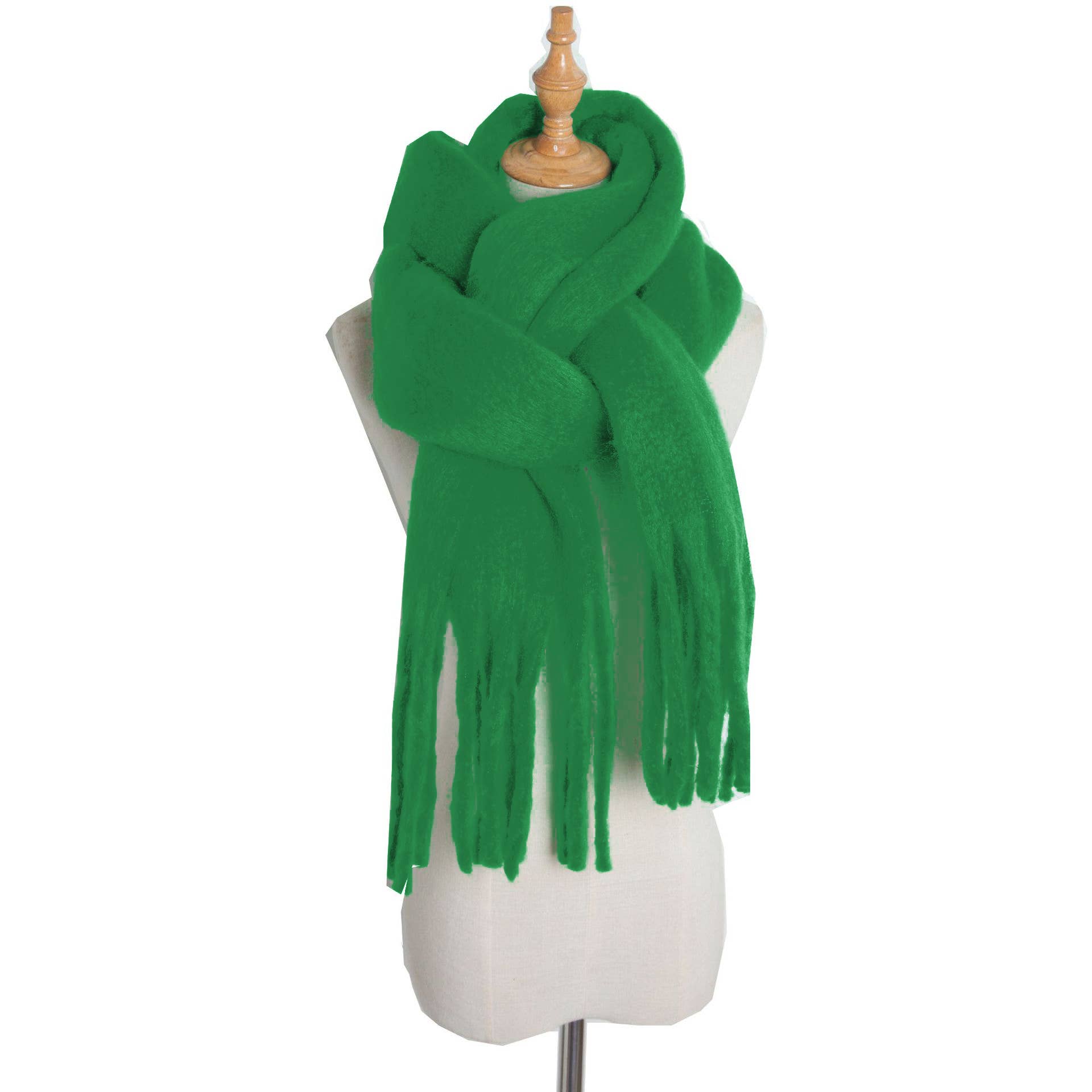 HIDDENBRAND - Wholesale Scarf - Women's - soft cozy classic solid fringe scarf wrap24