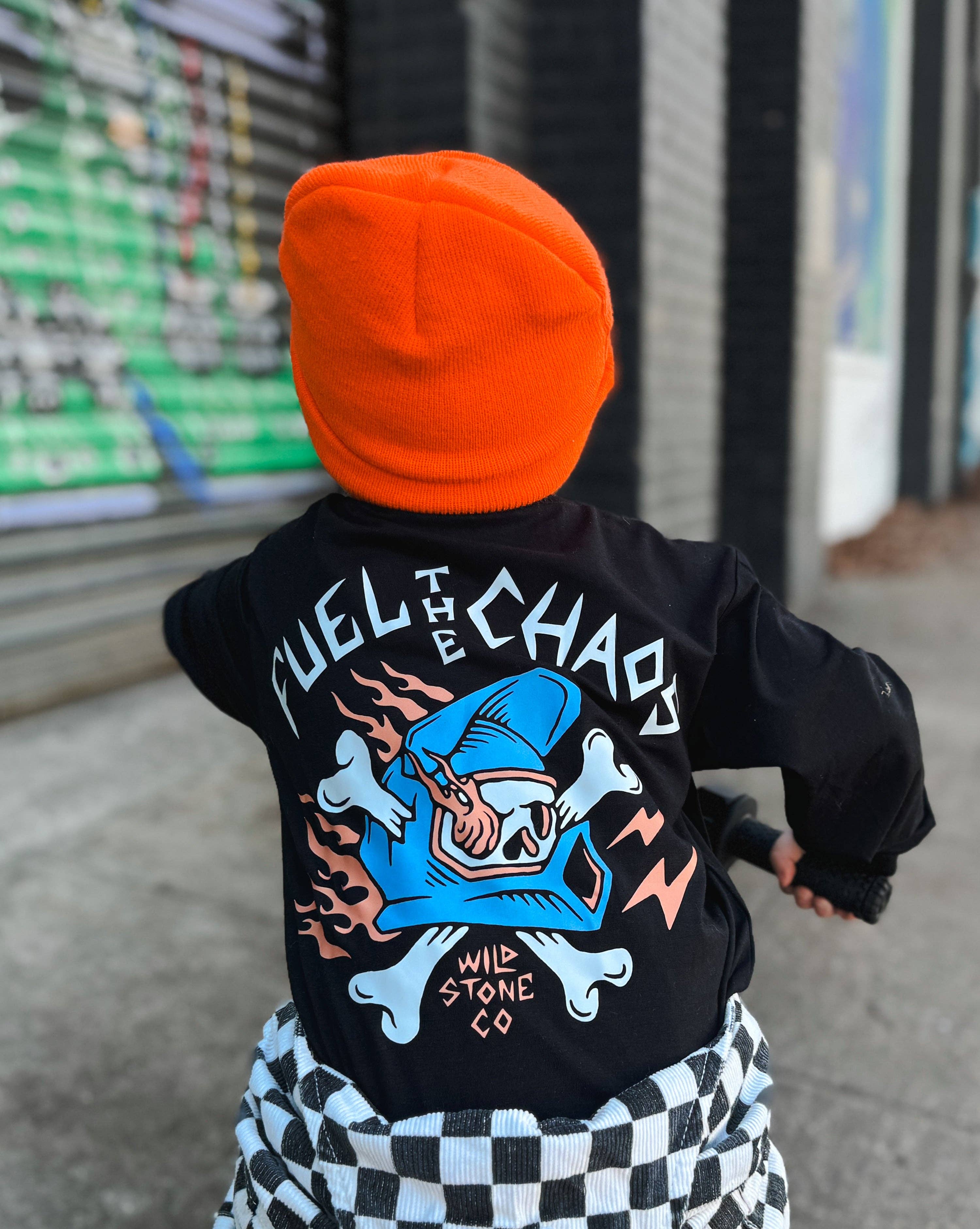 Wild Stone Co - Vente T-shirt sérigraphié – enfant - T-shirt manches longues Reckless Rebels pour enfant3