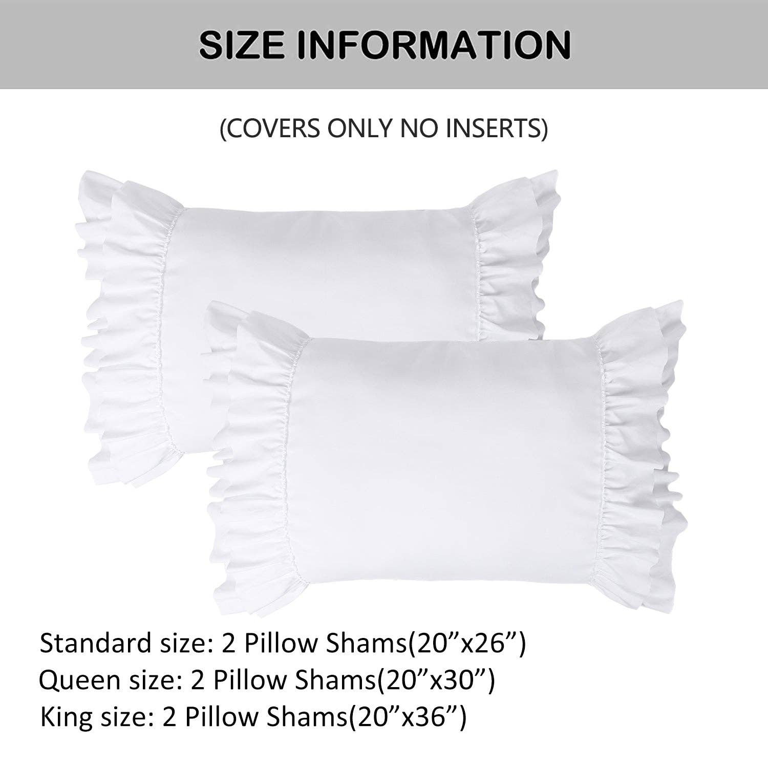 HIG - Wholesale Bedding Pillowcase/Sham - 2 Piece Handcraft Chic Ruffle French Country Style Pillow Shams25