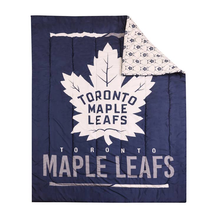 Nemcor Inc. - Wholesale Bedding Set - NHL Toronto Maple Leafs 4-Piece Twin Bedding Set