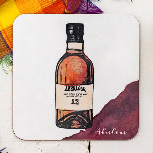 Sarah Leask Studio – wholesale Coasters – Aberlour Whisky Coaster0