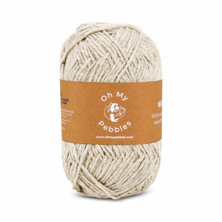 Oh my Pebbles - Wholesale Yarn - WOOLLY - 100% recycled knitting yarn from textile waste