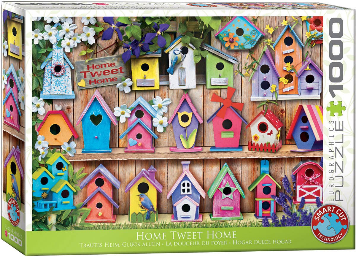Eurographics Puzzles Europe - Wholesale Puzzle - Adult - Home Tweet Home (Birdhouses)0