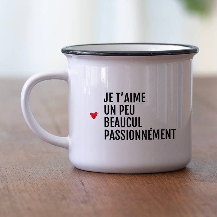 Mug Je t'aime a bit beaucul/Valentine's Day for wholesale by Bibiche fait son Cirque