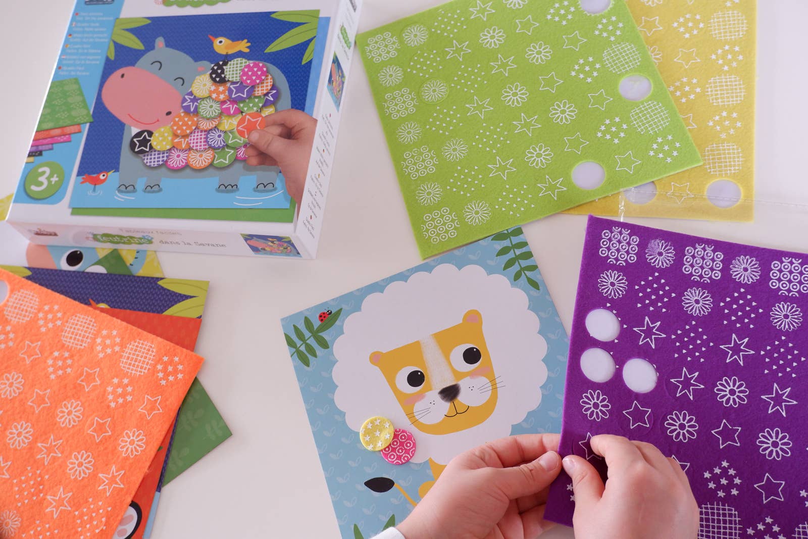 Créa Lign' - Wholesale DIY Craft Kit - Kids - Felt “In the Savannah”6