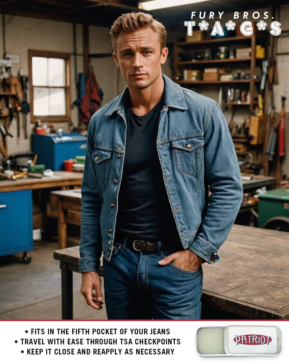 Fury Bros. - Wholesale Solid Cologne - Patriot TAGS Solid Cologne .25 oz3