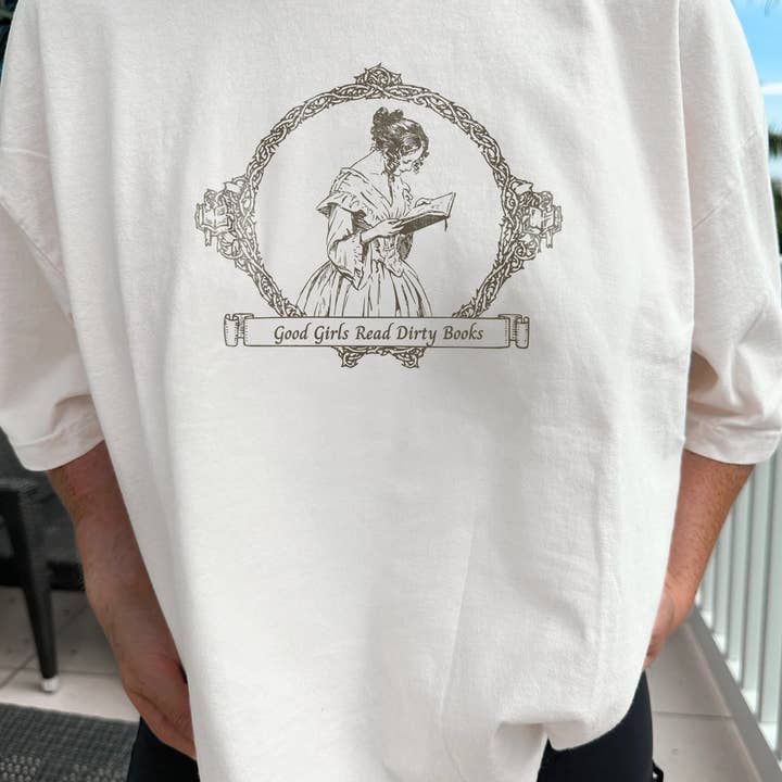 CVH DREAMY LTD - Wholesale T-Shirt (Graphic) - Women's - Good Girls Read Dirty Books Shirt , Smutty Book Club Shirt