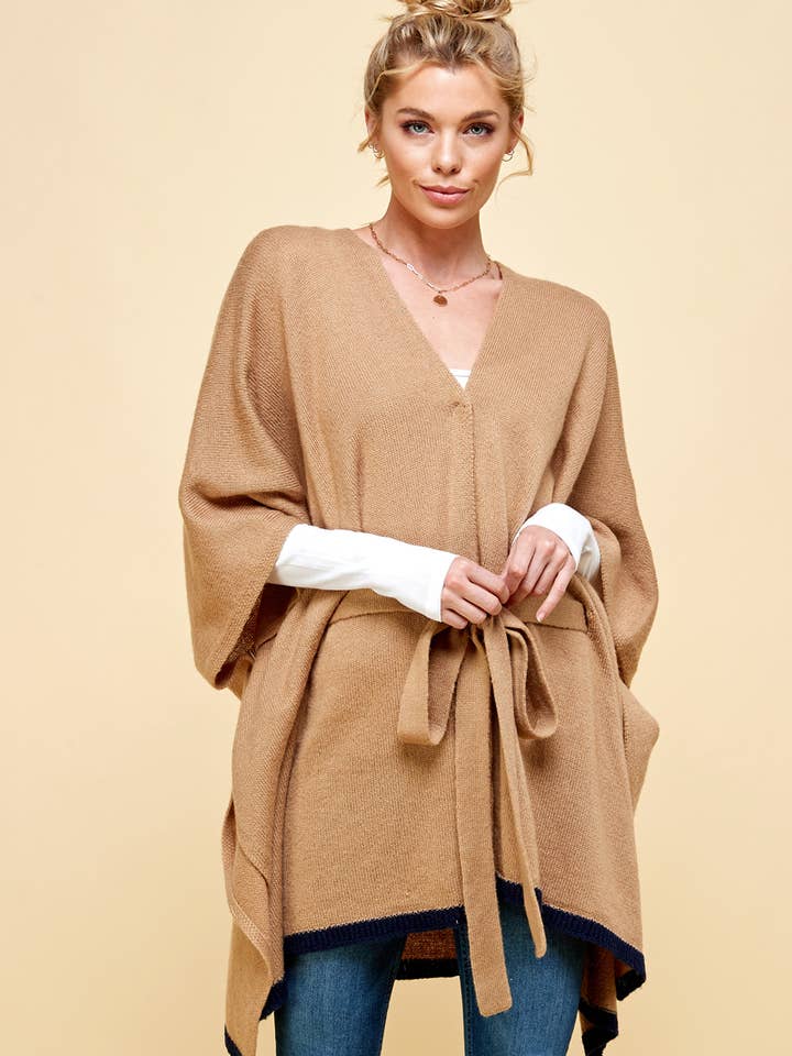 Poncho Pull ST #FCL1109SW pour la vente par OLIVE MAUVE
