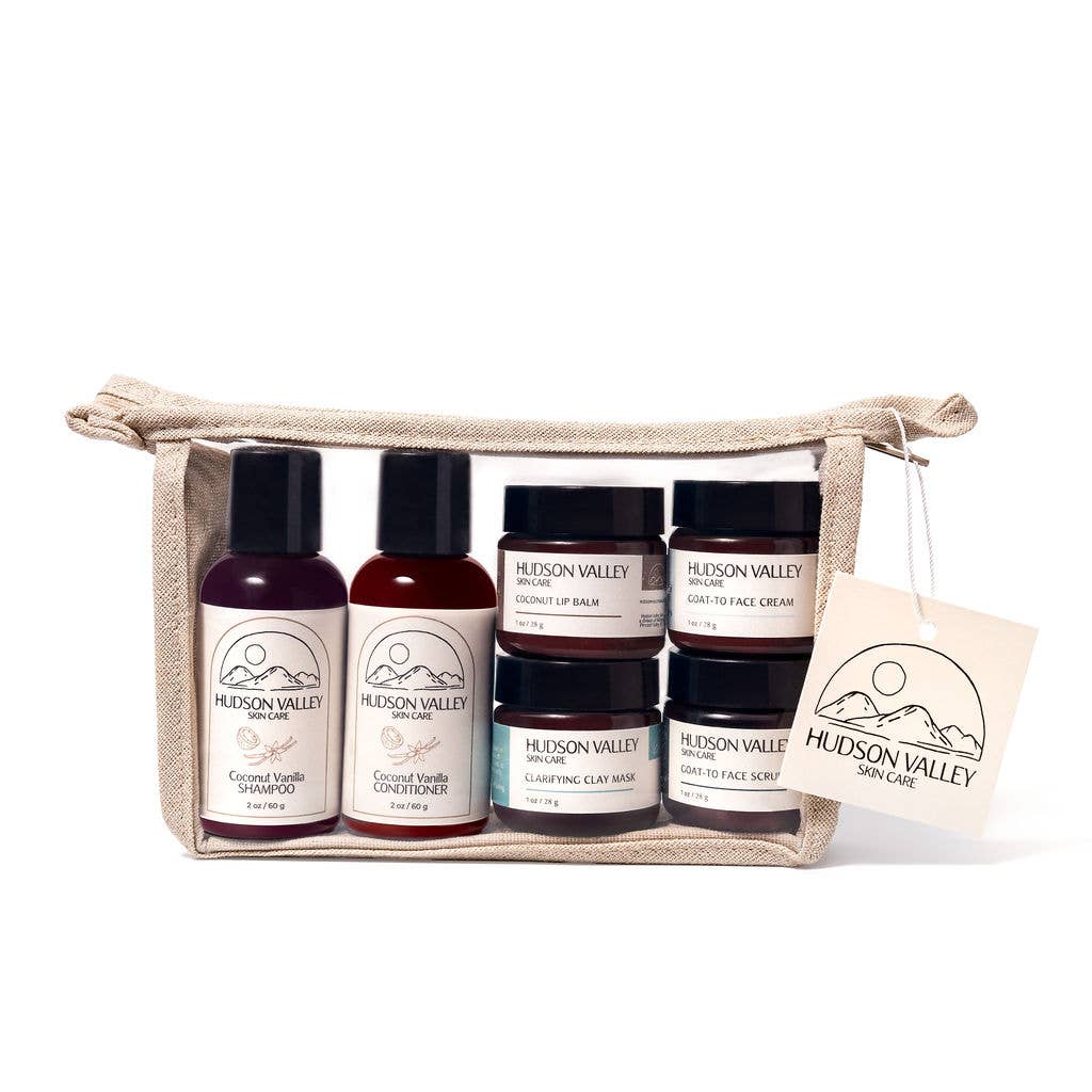 Hudson Valley Skin Care - Wholesale Facial Care Set/Kit - Face & Hair Try-Me Gift Bag2
