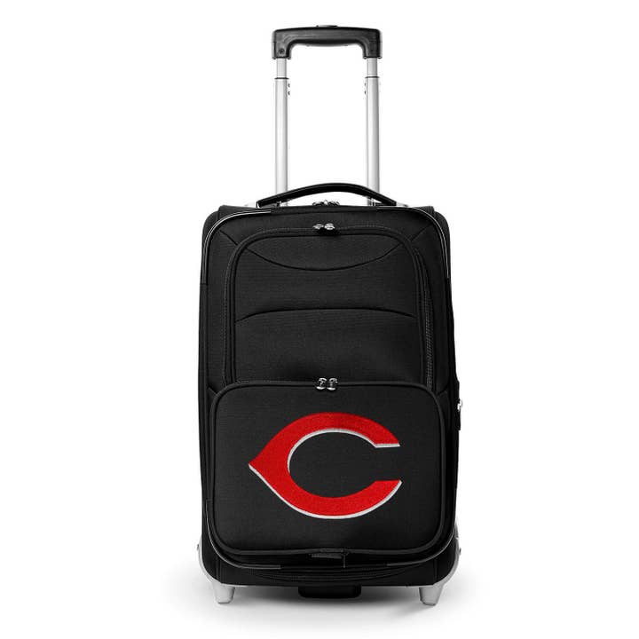 MLB Cincinnati Reds 21" Carry-On Rolling Soft side for wholesale by Mojo Licensing