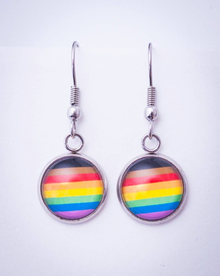 Crafty Queer Studio - Wholesale Stud/Post Earrings - Inclusive rainbow LGBTQ+ earrings - stud or dangle6