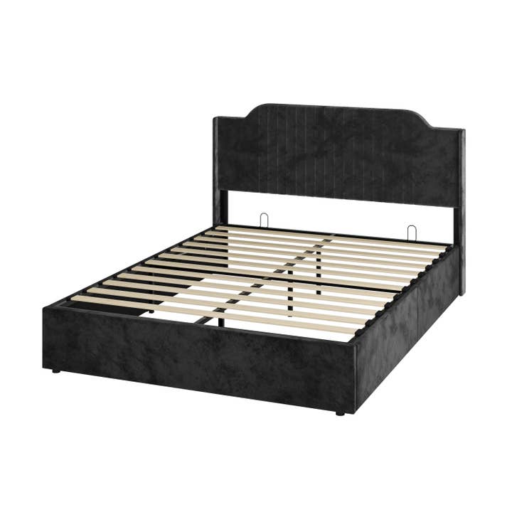 Karat Home - Wholesale Bed - Stuart Hydraulic Lift Up Platform Queen Bed6