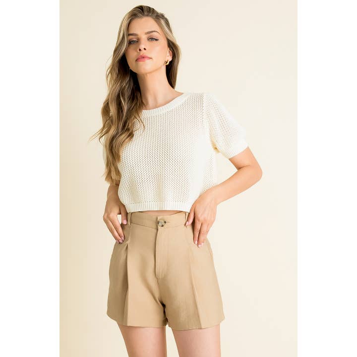 Top in maglia a maniche corte per la vendita all'ingrosso da parte di THML