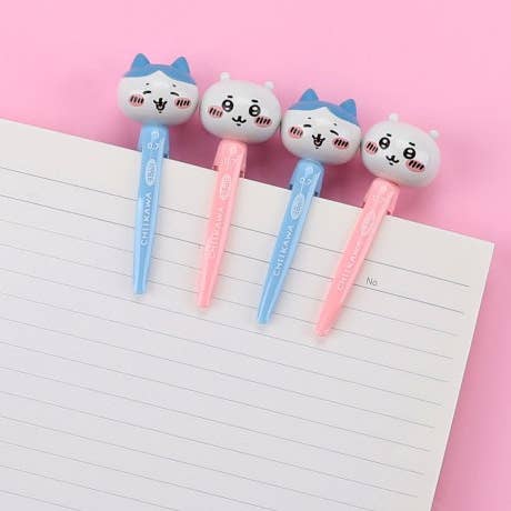 K-Wonderland – wholesale Pen – Chiikawa Character 3D Figure 3Colors Ballpoint Pen3