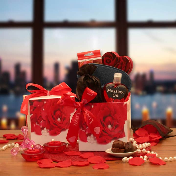Bed of Roses Gift Set for wholesale by Gift Basket Drop Shipping