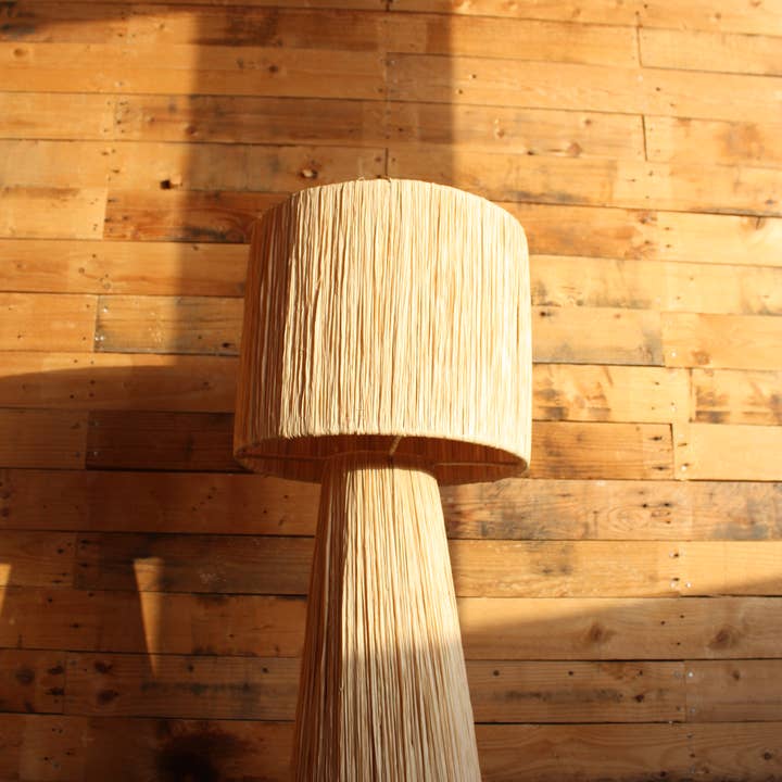 Berberparadise - Vendita all'ingrosso Lampada da pavimento - Lampada da terra marocchina in rafia fatta a mano2