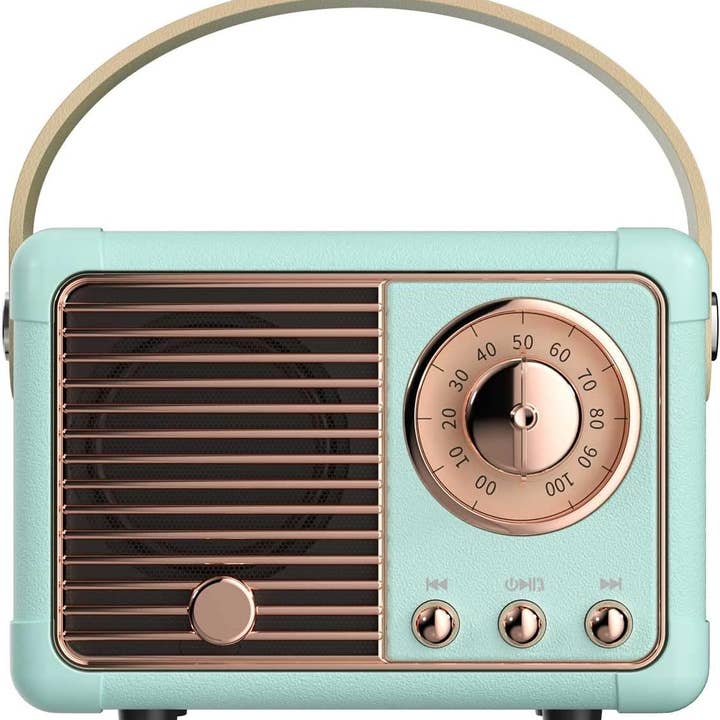Tech Trendz – Colunas por atacado – Coluna Bluetooth Vintage
