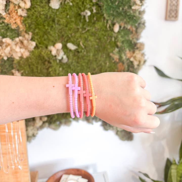 Faith & Life Christian Brands - Wholesale Beaded Bracelet - Silicone Cross Bracelets4