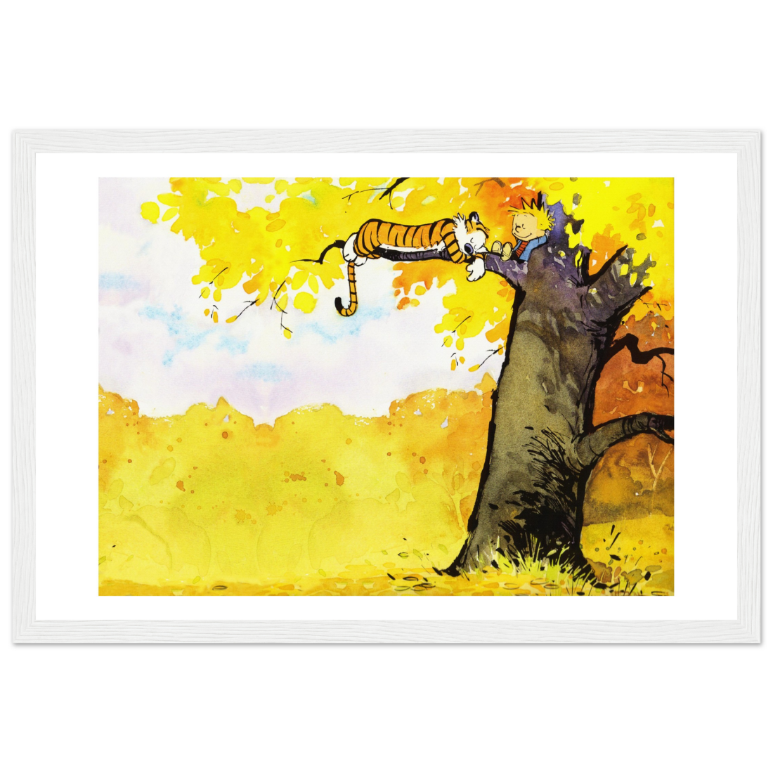 Art-O-Rama Shop - Wholesale Poster - Calvin and Hobbes Resting on a Tree Poster5