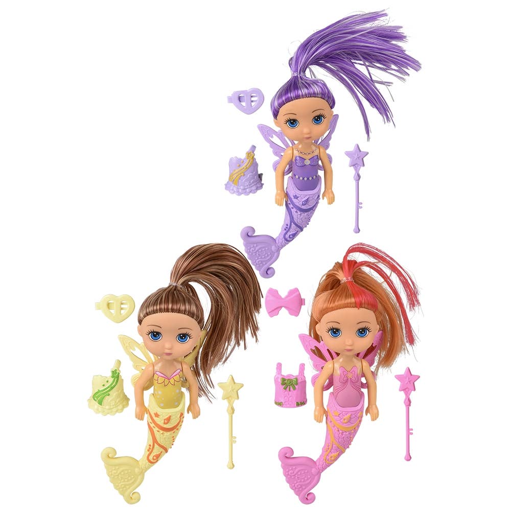 La Luna Bella - Toys - Wholesale Classic Toy - Kids - 6.75" Mermaid Princess - LLB Toys1