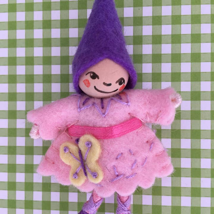 Pea Soup - Wholesale Brooch - Butterfly Pixie Art Doll Brooch