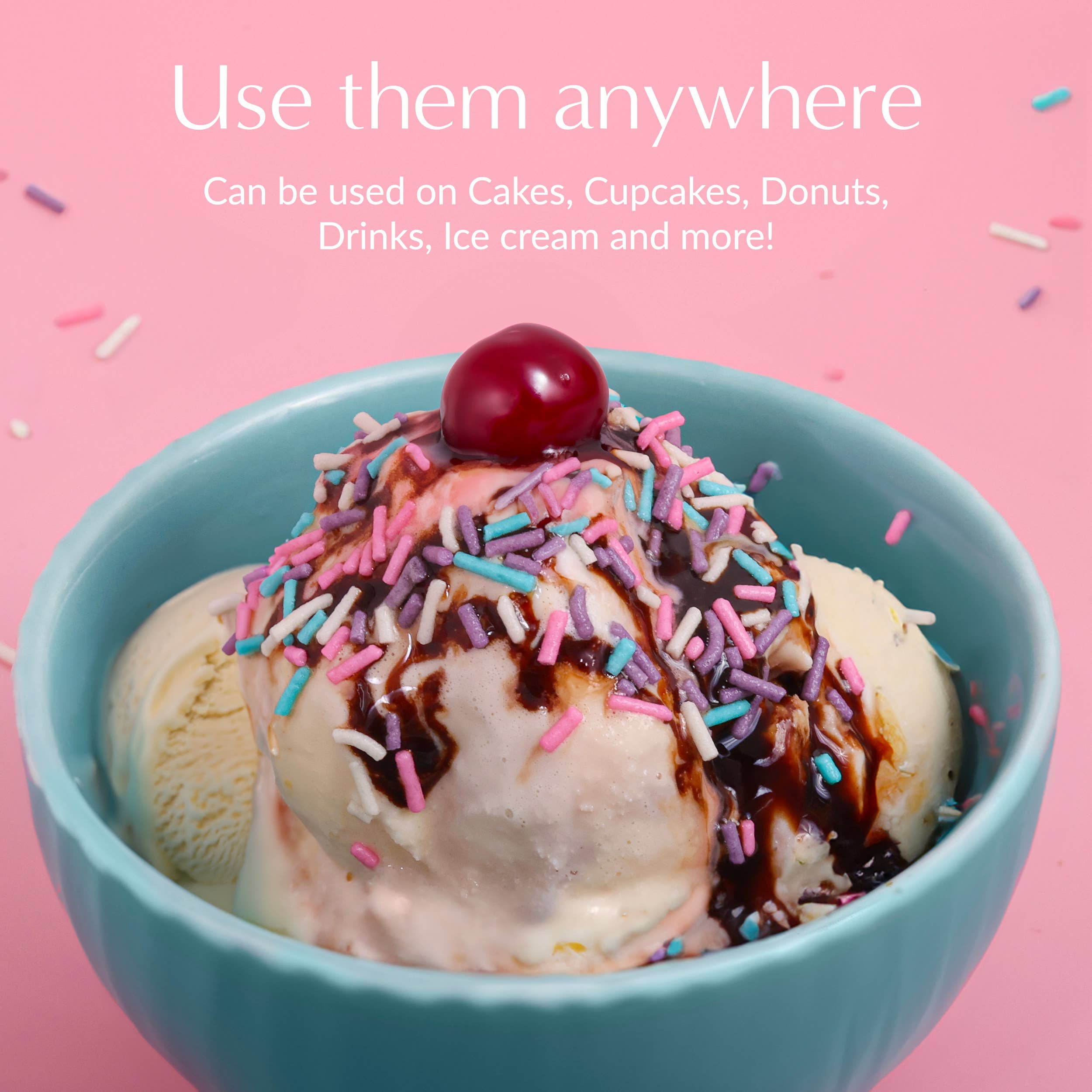 Sprinklemania - Wholesale Sprinkles - Sprinklemania Sprinkles : Cotton Candy Flavored 7oz5