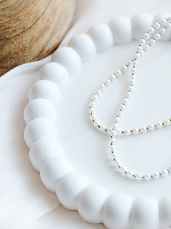 Presley Pearl Necklace for wholesale by Sweet Three Designs