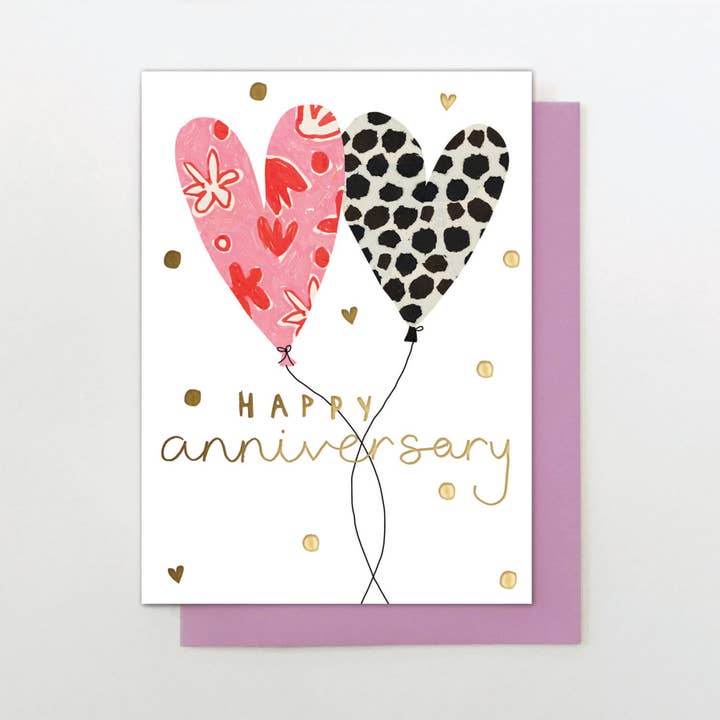 Stop the Clock Design - Venta al por mayor Tarjetas de aniversario - OLL22 - Corazones de Aniversario