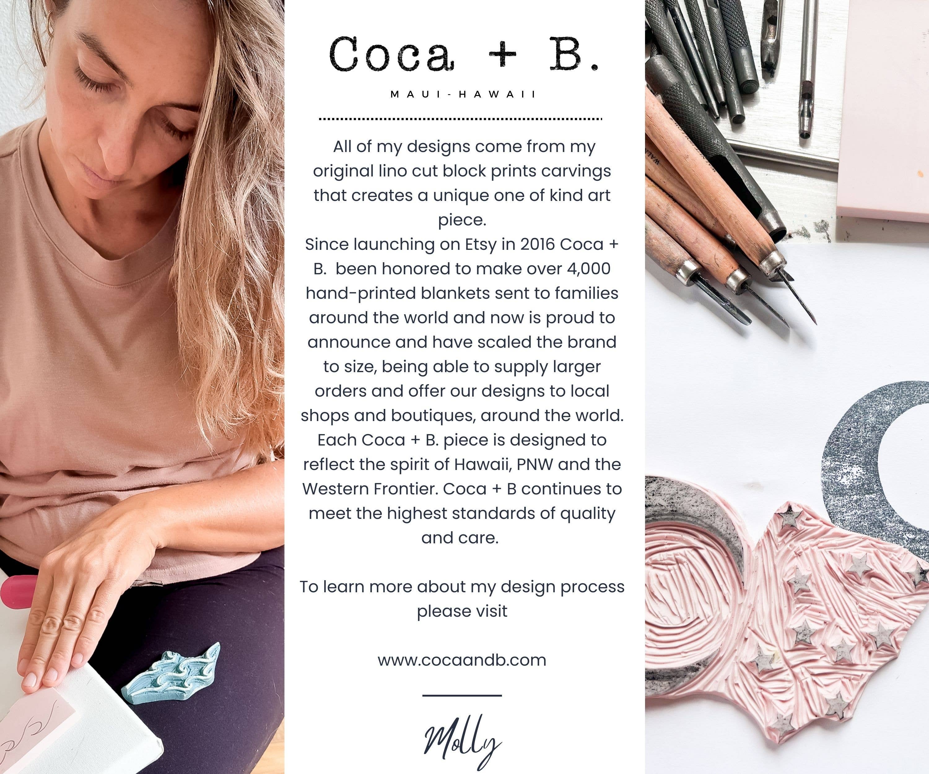 Coca + B.™ - Wholesale Milestone Blanket - Kids & Baby - Organic Wave Baby Swaddle | Coastal Nursery Decor 7