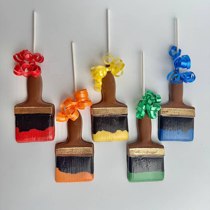 Delightful Chocolates - Wholesale Lollipop - Paint Brush Chocolate Lollipops2