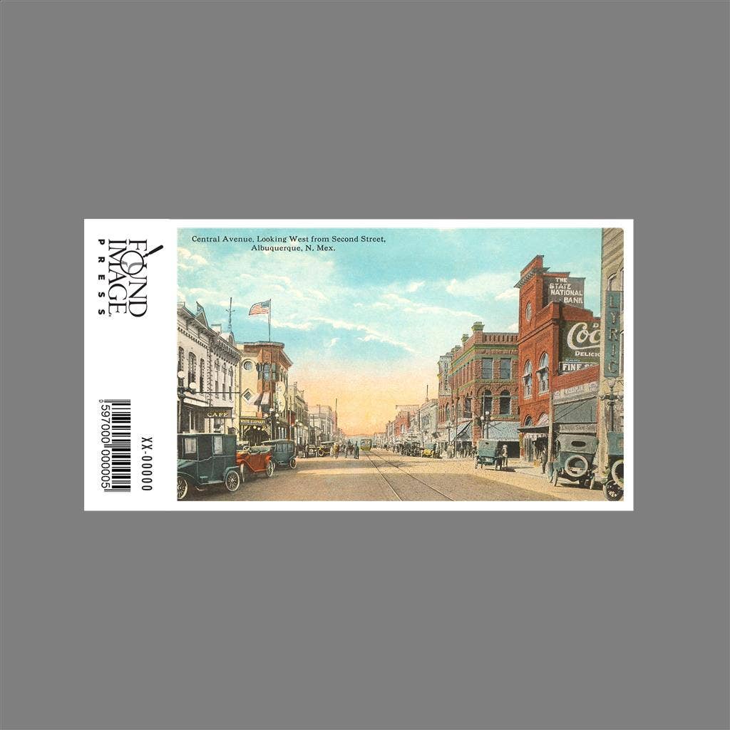 Found Image Press - Wholesale Sticker - Sticker NM-192 Central Avenue, Albuquerque, New Mexico1