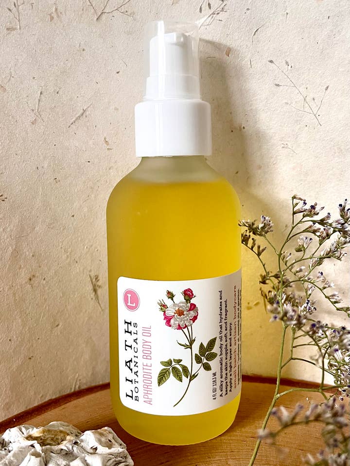 Aphrodite Body Oil for wholesale by Liath Botanicals