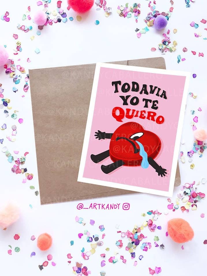 Bad Bunny Te Amo Karte für den Großhandel von ArtKandy