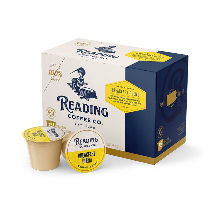 Breakfast Blend K-Cup for wholesale by Reading Coffee Company