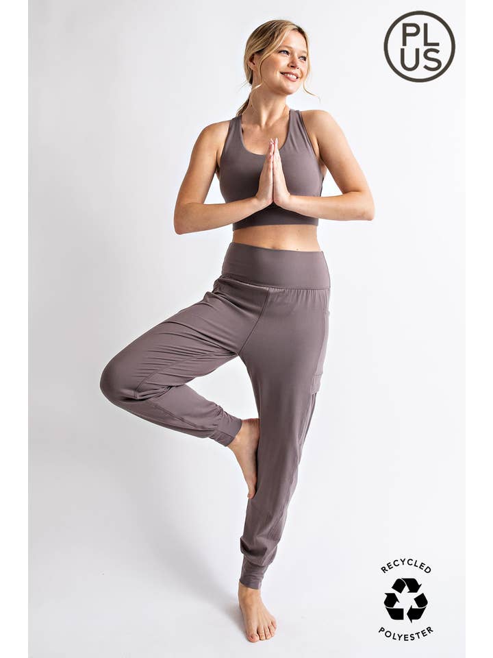 Rae Mode - Wholesale Athletic Sweatpants/Joggers - Women's - PLUS SIZE BUTTER JOGGER WITH SIDE POCKETS72