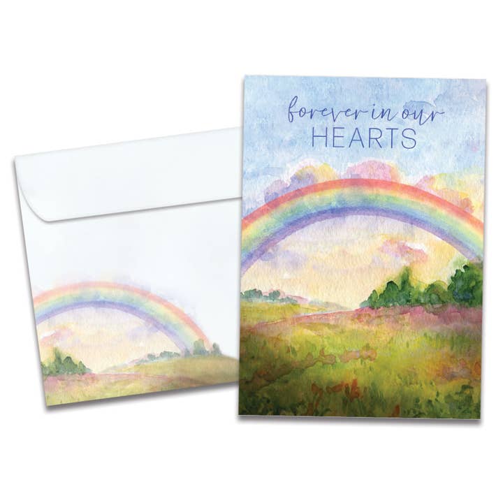 Rainbow Bridge Pet Sympathy SKU 22116 for wholesale by Tree-Free Greetings