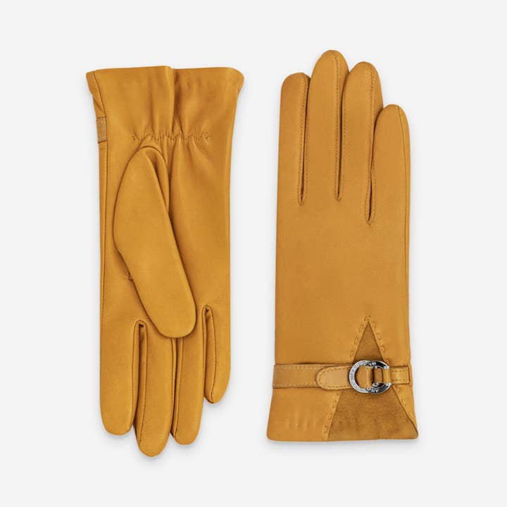Glove Story - Wholesale Gloves - Women's - Lambskin Leather Gloves–Cashmere,Wool & Nylon Lining–21639CA10